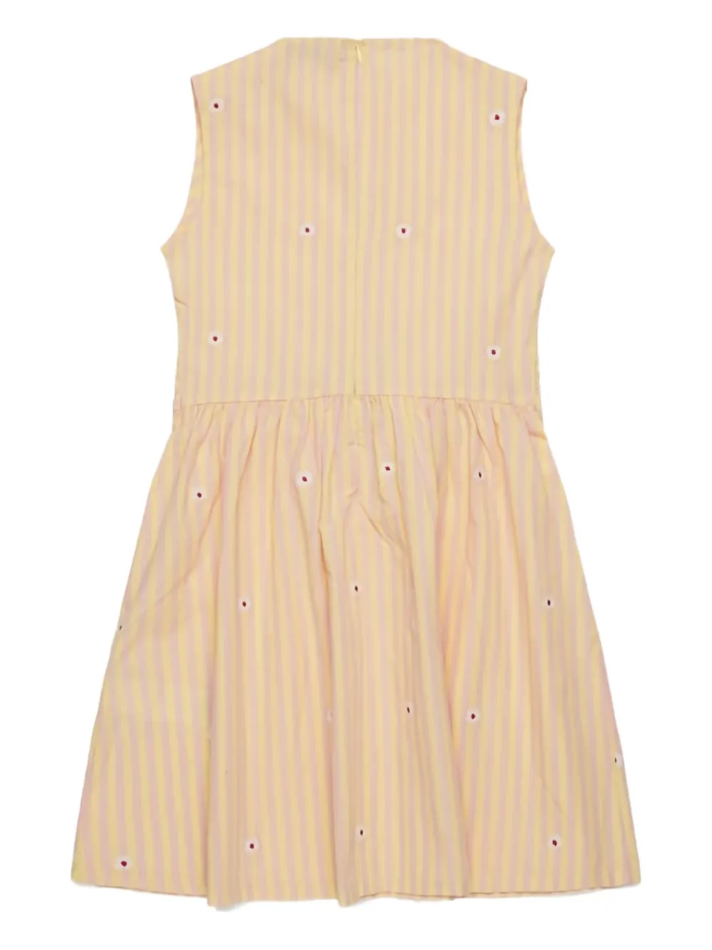 MAX&Co. Kids striped sleeveless dress Geel