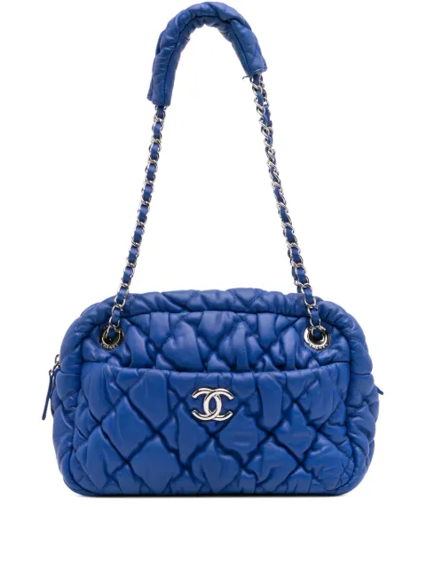 CHANEL Pre-Owned bolsa de hombro Camera de piel de cordero capitonada 2009-2010