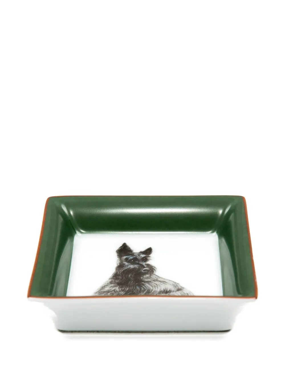 Hermès Pre-Owned 2000s Scottish Terrier Dog tray | White | Image 1