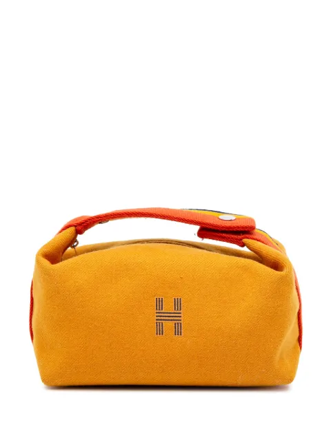 Hermès Pre-Owned 2020-2025 Small Toile Bride A Brac vanity bag
