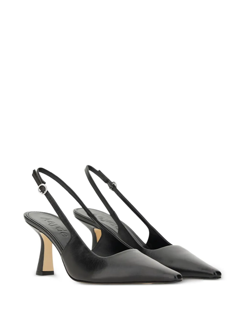 Aeyde Fernanda slingback pointed-toe pumps Zwart