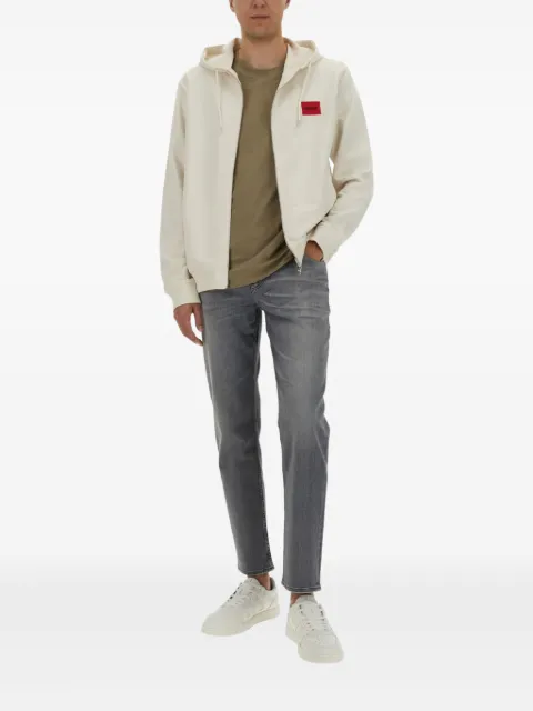 HUGO hooded zip-up sweatshirt