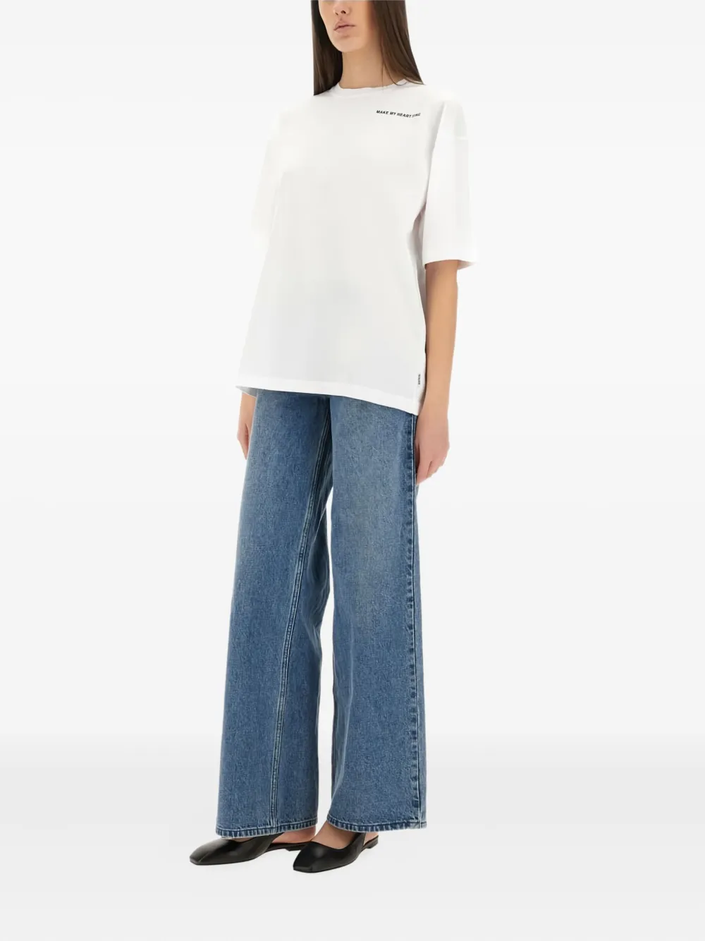 ASPESI T-shirt met korte mouwen Wit