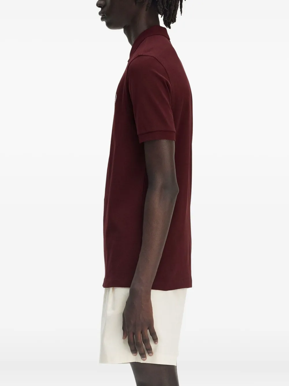Fred Perry Poloshirt met geborduurd logo Rood