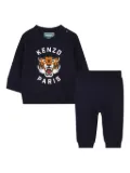 Kenzo Kids tiger-print tracksuit - Blue