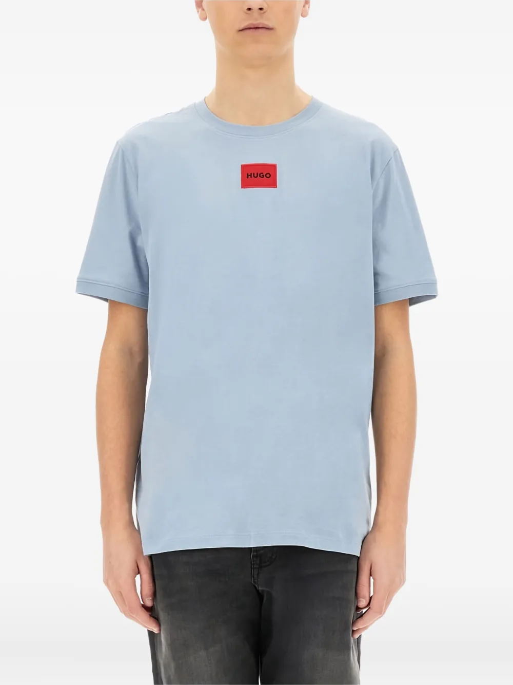 logo-patch crew-neck T-shirt