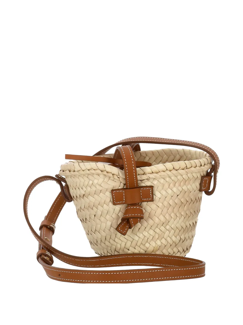 Catarzi raffia tote bag - Beige