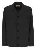 OFFICINA 36 button-up shirt jacket - Black