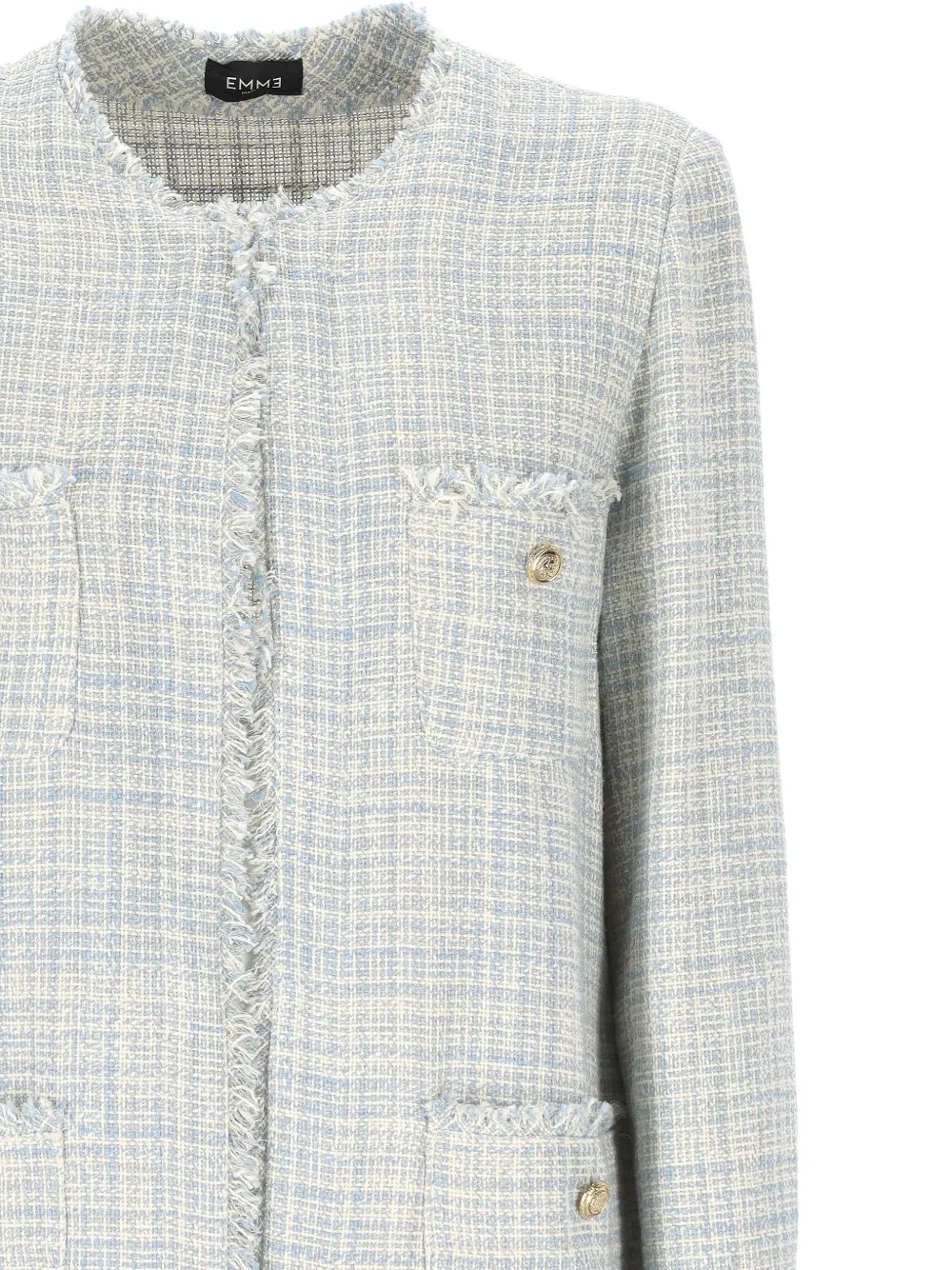 Marella Cotton-blend Coat In Gray