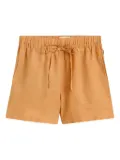 Ecoalf logo-tag shorts - Orange
