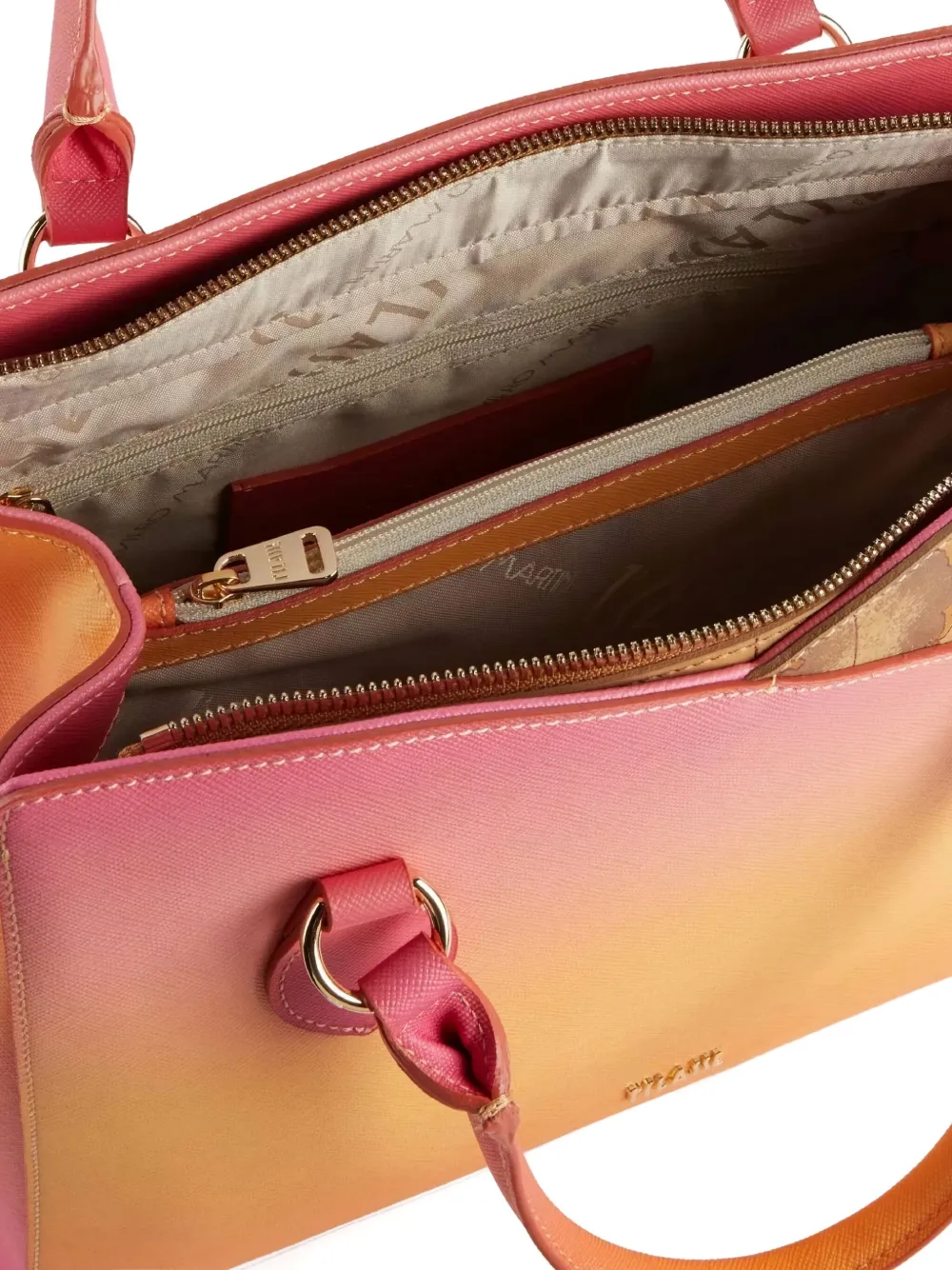ALVIERO MARTINI 1° CLASSE Shopper met print Oranje