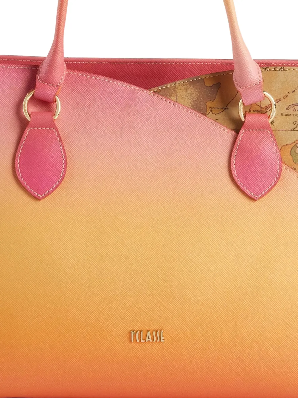ALVIERO MARTINI 1° CLASSE Shopper met print Oranje