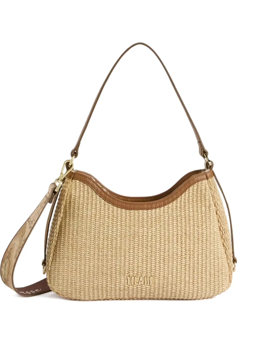 logo-lettering shoulder bag