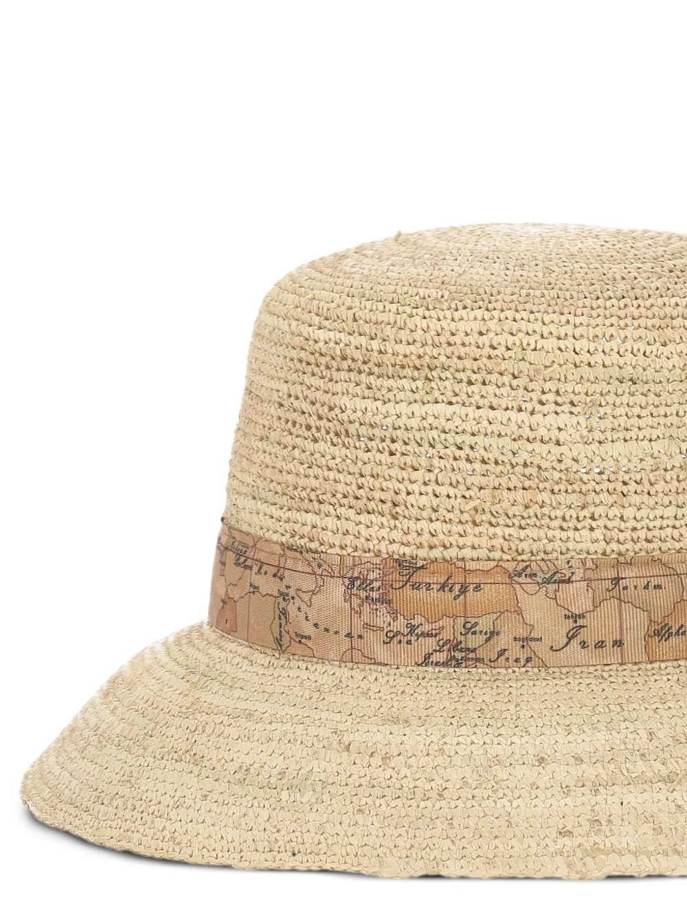 ALVIERO MARTINI 1° CLASSE raffia hat - Beige