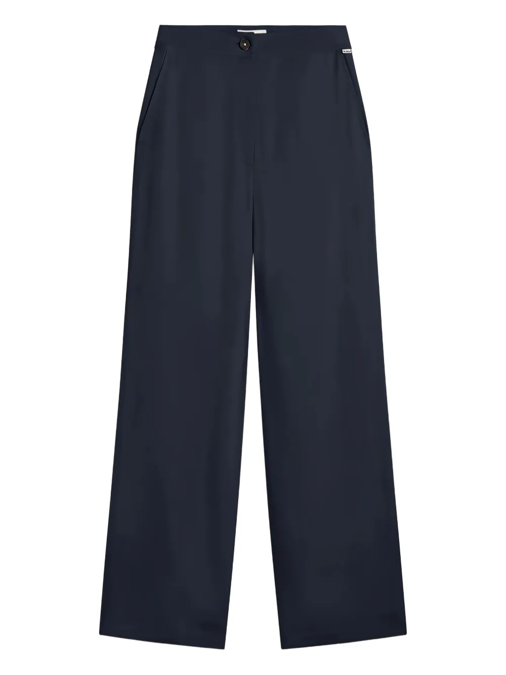 Ecoalf button-fastening trousers Blauw
