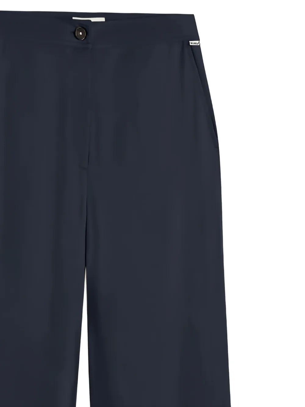 Ecoalf button-fastening trousers - Blauw