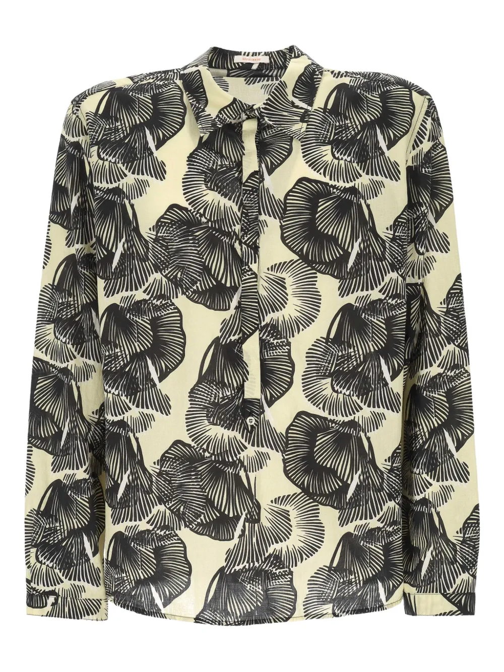 floral-print shirt