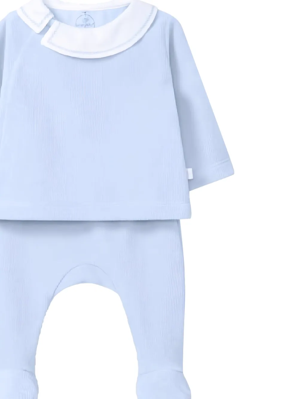LARANJINHA collared long-sleeve top and footed trousers | Trouser Sets | Image 2