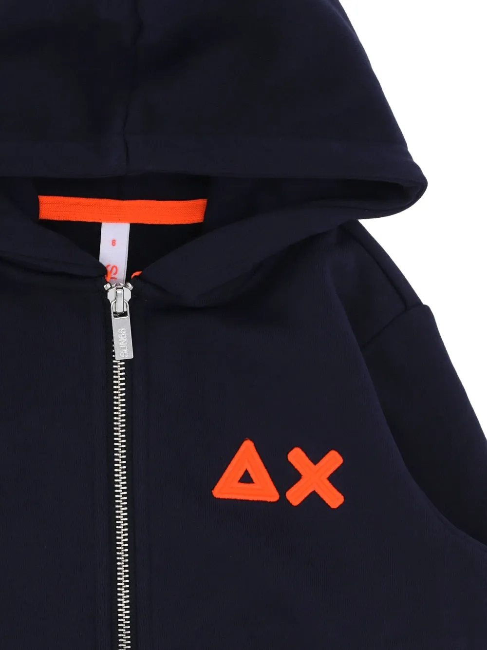 SUN68 KIDS Hoodie met logo-applicatie Blauw