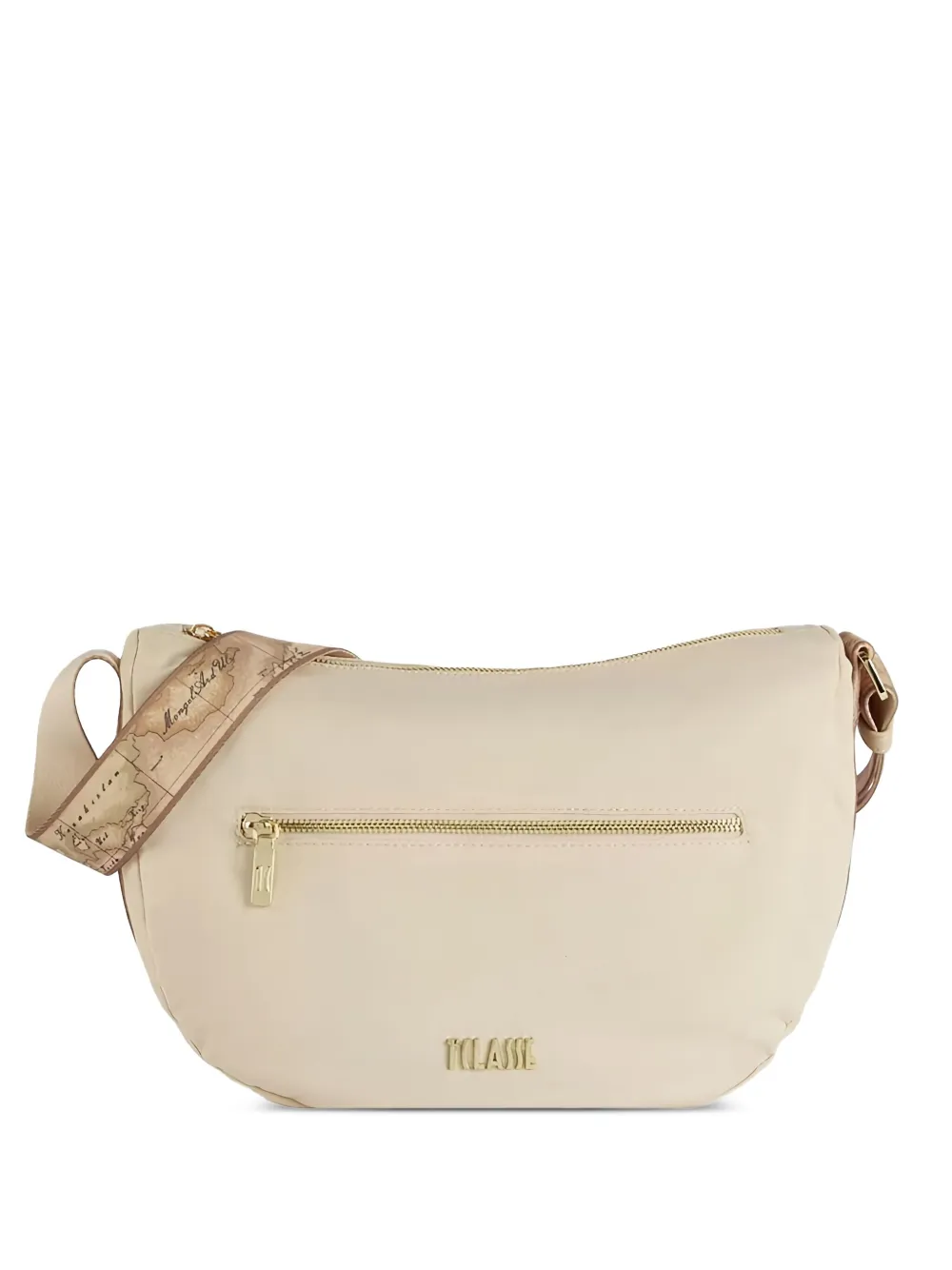 ALVIERO MARTINI 1° CLASSE Borsa a spalla con logo - Toni neutri