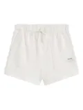 Ecoalf logo shorts - White