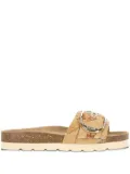 ALVIERO MARTINI 1° CLASSE Geo flat sandals - Neutrals