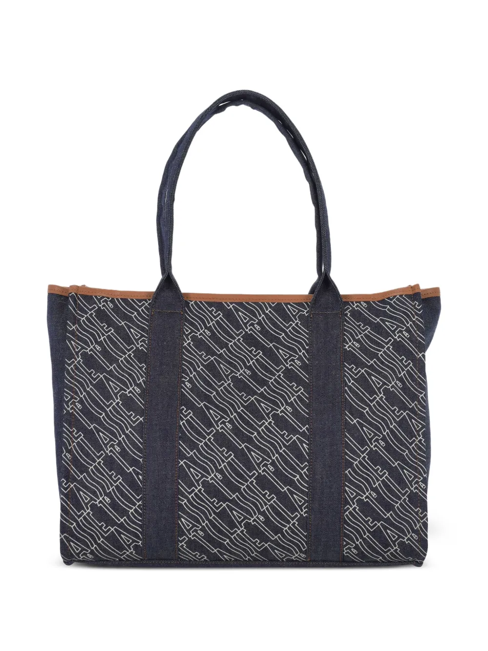 ALVIERO MARTINI 1° CLASSE Shopper met logoprint - Blauw