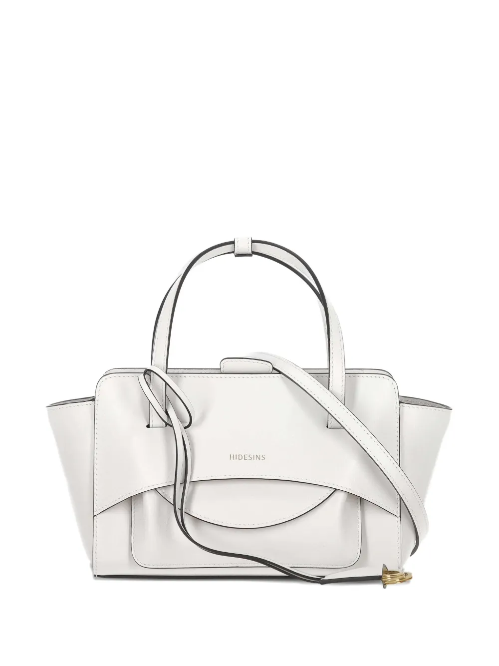 HIDESINS Flap tote bag - ホワイト HIDESINS Flap tote bag - ホワイト