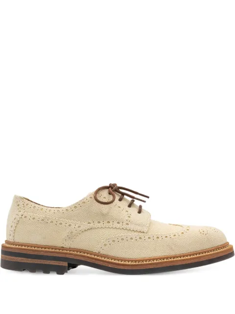 Brunello Cucinelli leather derby shoes 