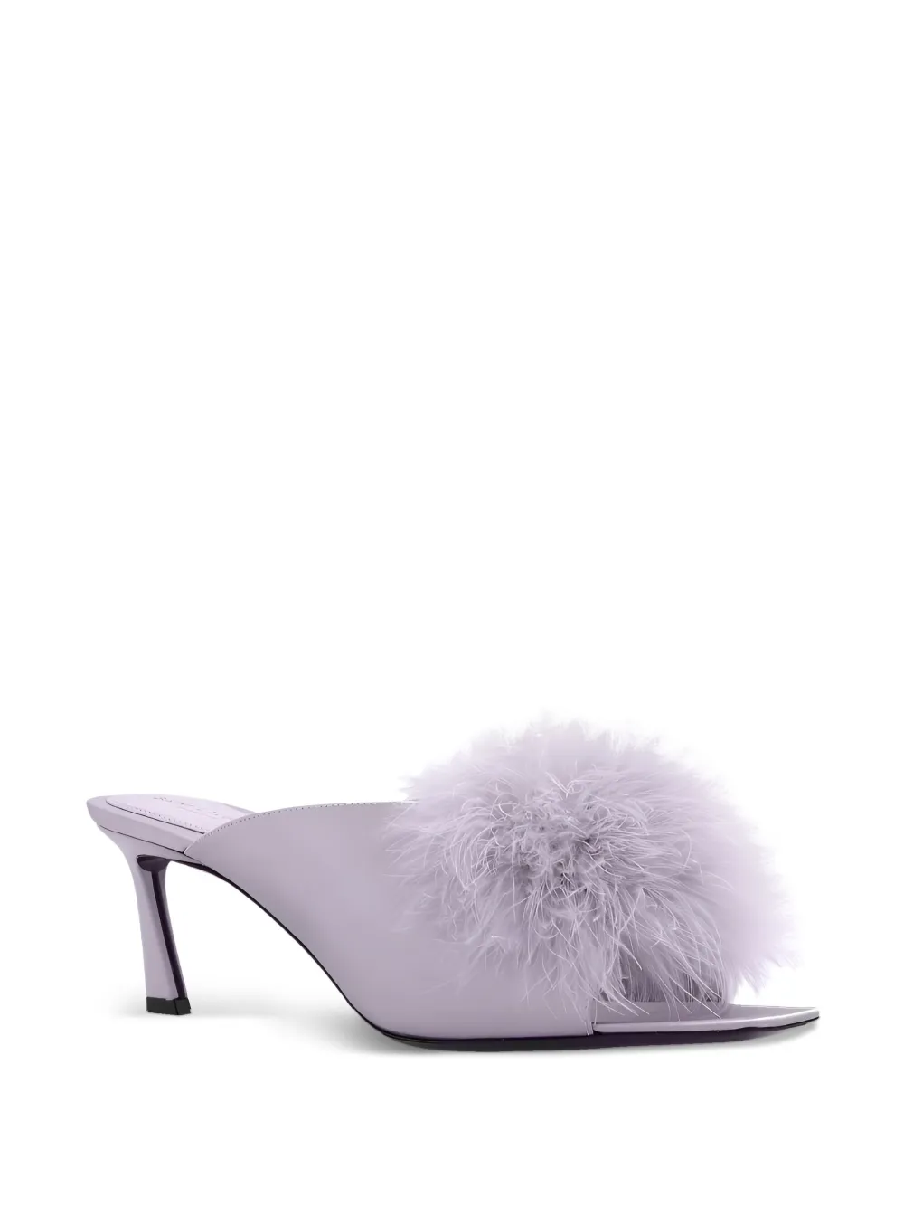 Saint Laurent feather detail heeled sandals | Heeled Sandals | Image 2
