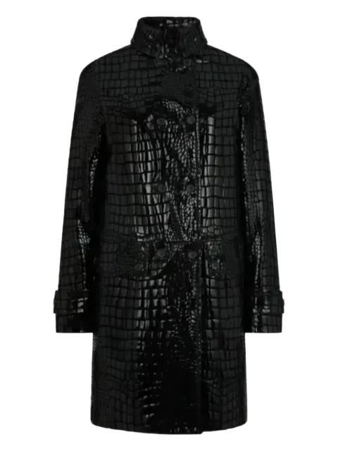 TOM FORD crocodile-embossed coat 