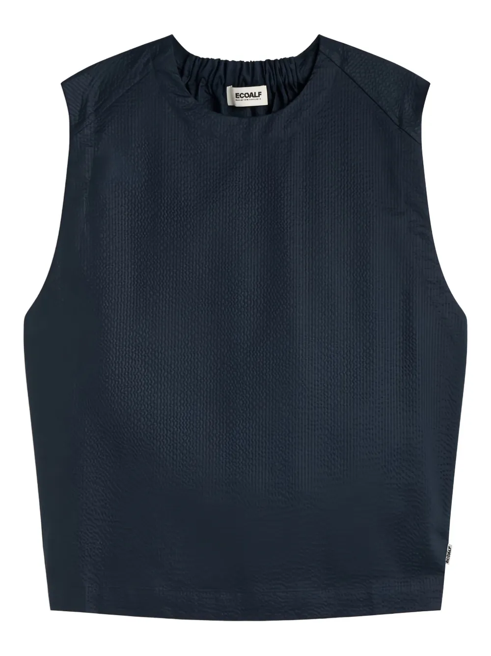 Ecoalf Top met textuur Blauw