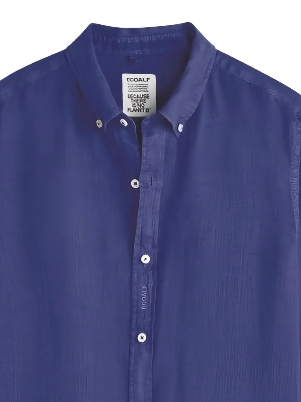 Ecoalf linen shirt - Blauw