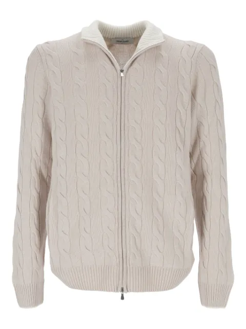 Gran Sasso cable-knit wool-blend sweater