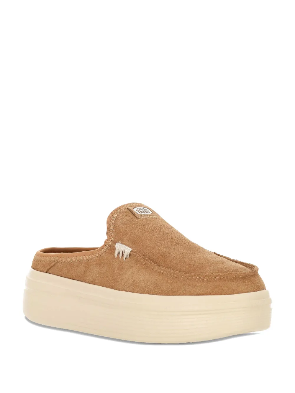 Hey Dude 34mm suede mules | Heeled Mules | Image 2