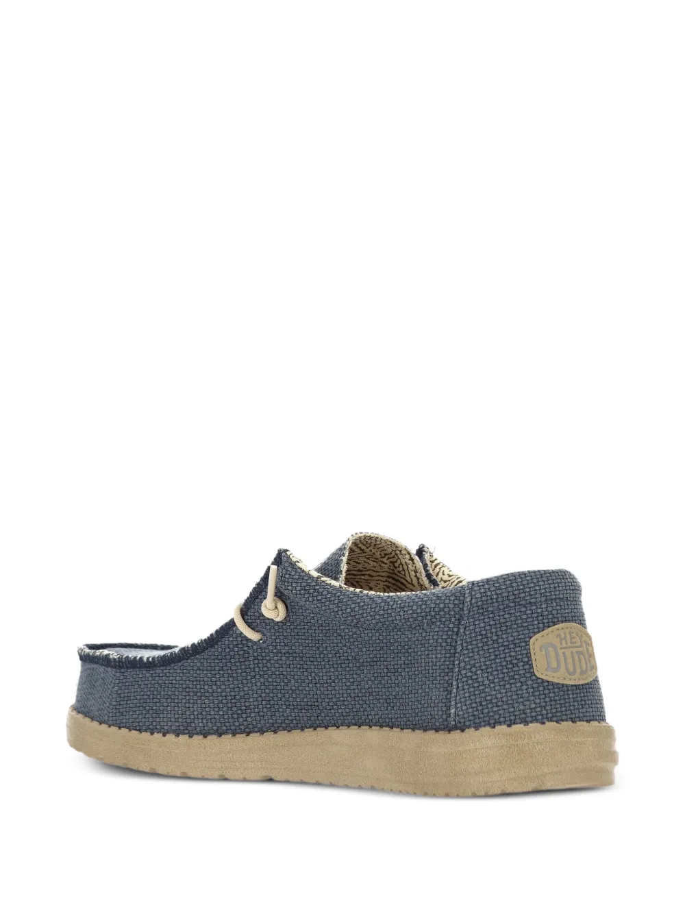 Hey Dude Cotton Loafers In Blue