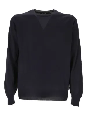 Gran Sasso crew-neck Sweater | Blue | FARFETCH JO