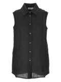 Gran Sasso linen shirt - Black