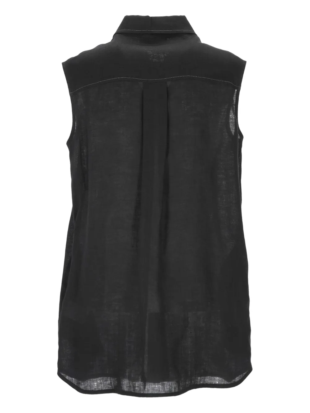 Gran Sasso linen shirt - Zwart