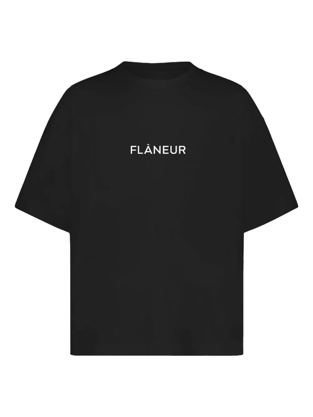 FLÂNEUR playera con logo estampado | negro | Image 1