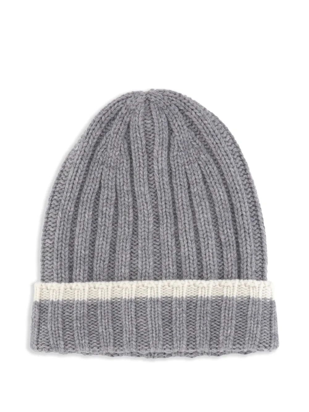 Gran Sasso cashmere beanie hat | Grey | Image 1