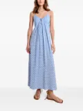 Molly Bracken polka-dot bow dress - Blue
