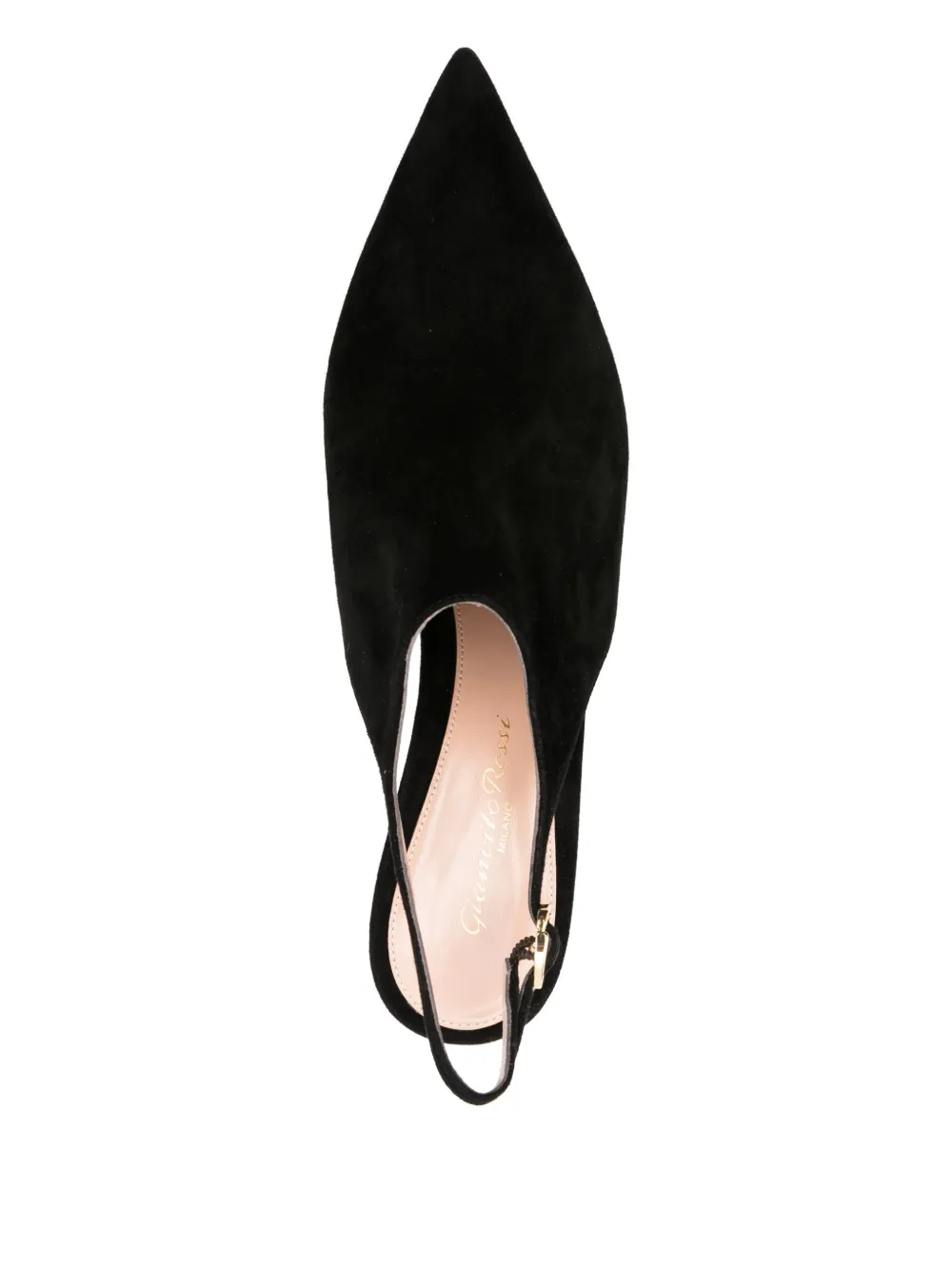 Gianvito Rossi 80mm slingback pointed-toe pumps Zwart