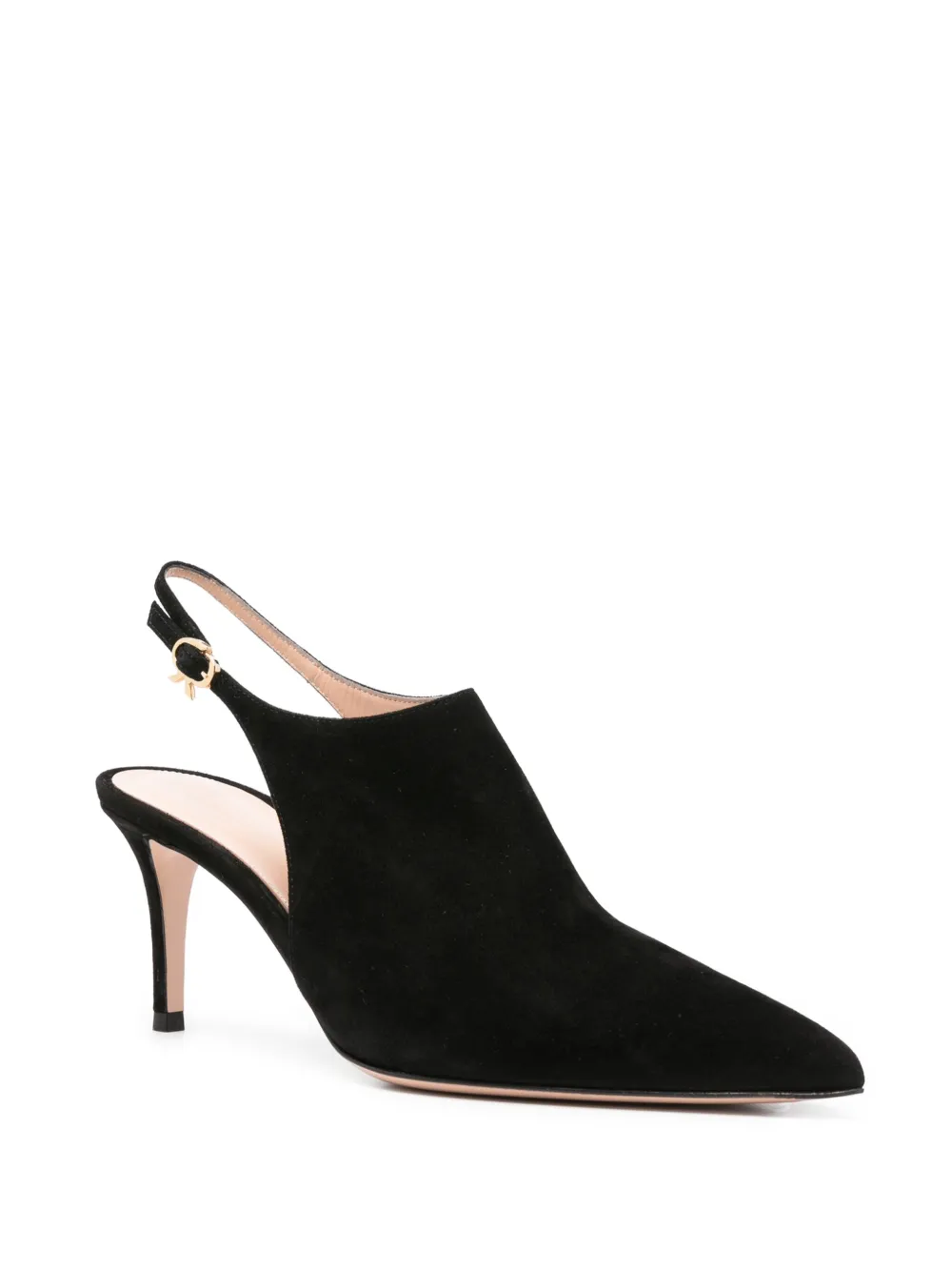 Gianvito Rossi 80mm slingback pointed-toe pumps Zwart