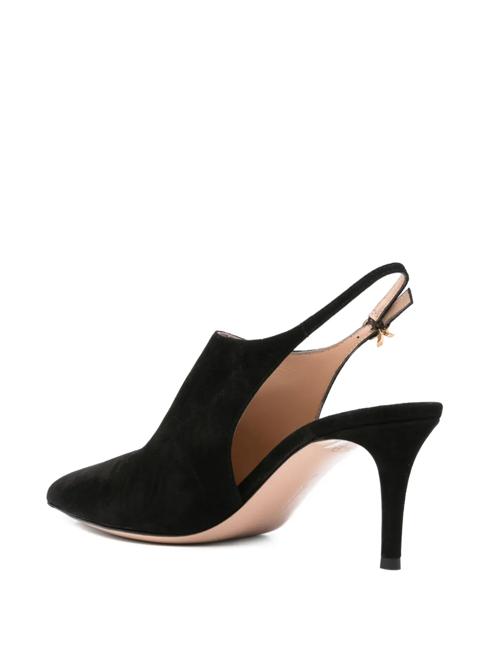 Gianvito Rossi 80mm slingback pointed-toe pumps Zwart