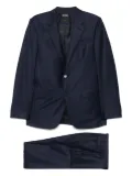 Zegna stripe-pattern suit - Blue
