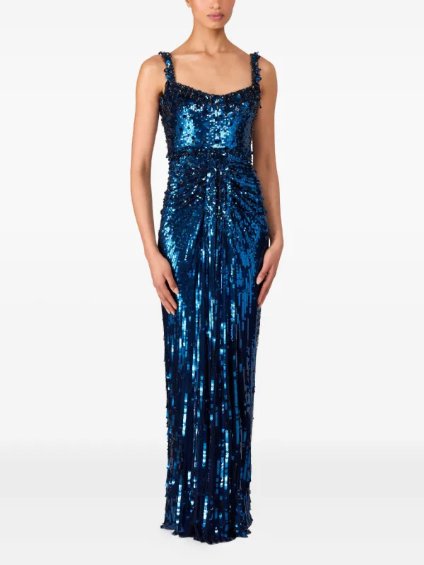 Jenny Packham Cavalla Gown | Blue | FARFETCH Jenny Packham Cavalla Gown | Blue | FARFETCH