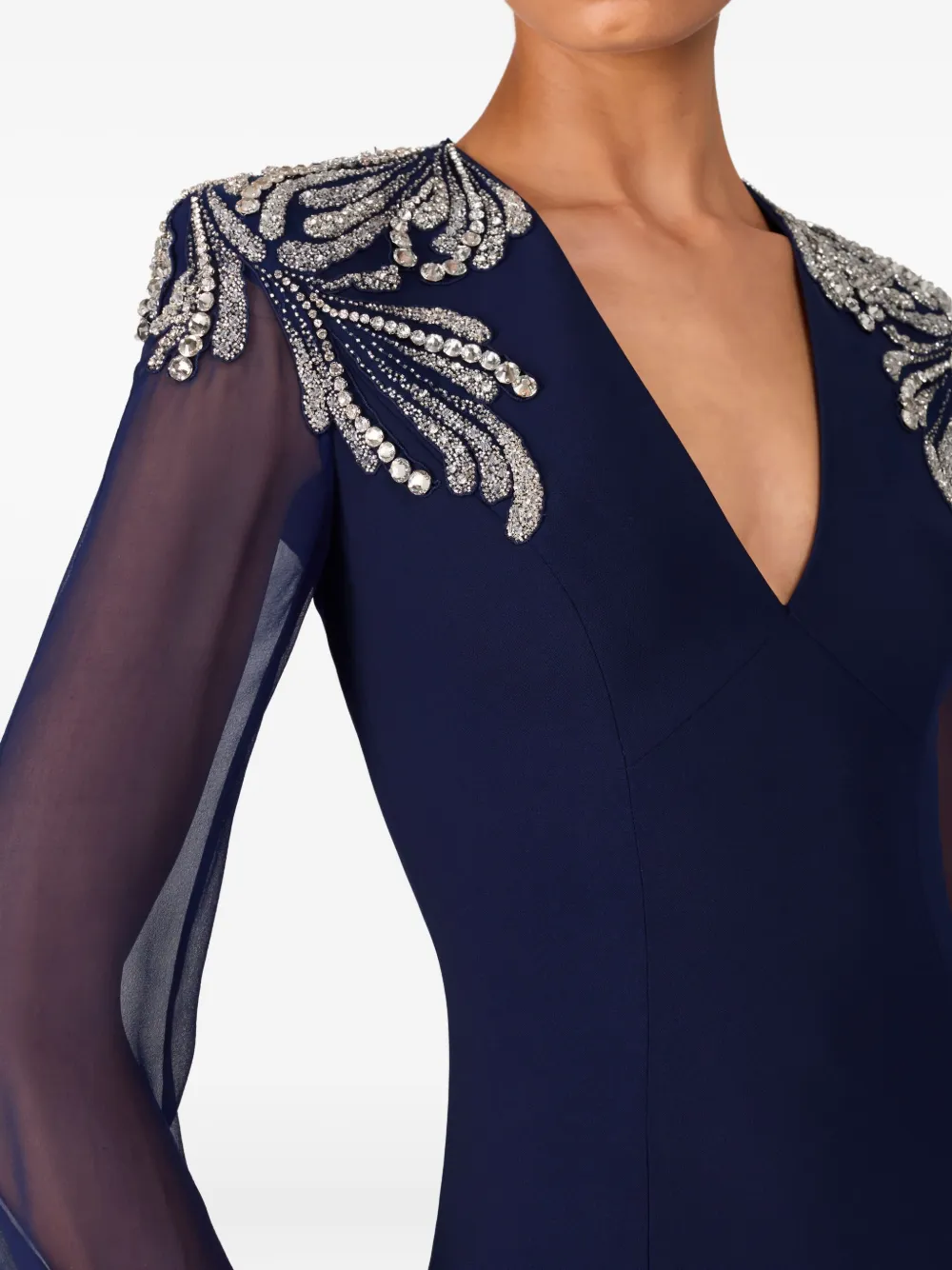 Jenny Packham Mercury avondjurk Blauw