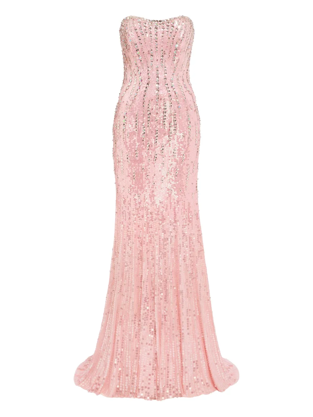 Jenny Packham sequin-embellished gown Roze