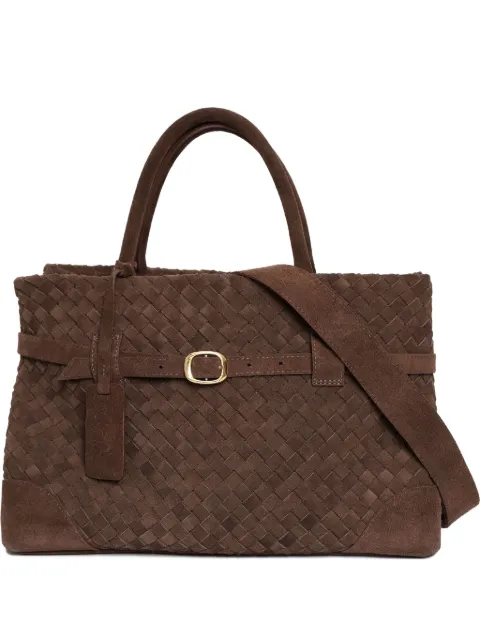 Sarah Chofakian tote de gamuza entretejido